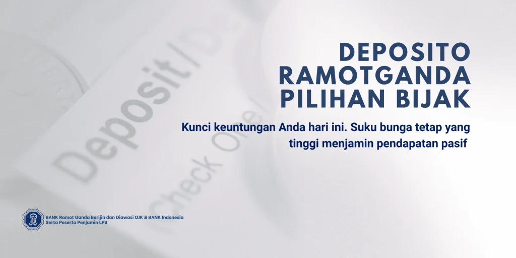 banner produk deposito bank ramot ganda. pilihan bijak investasi